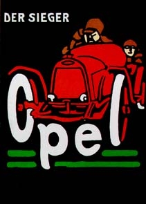 Opel-rennwagen Rennen Um 1910