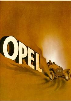 Opel Racing-car Race About 1910