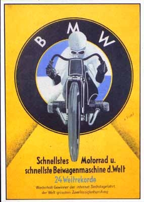 Plakat Bmw-motorrad 1931 Ernst Henne