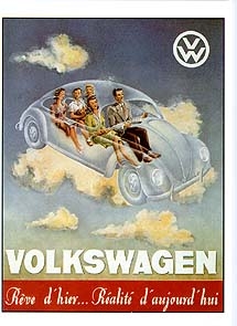 Vw Volkswagen Beetle Advertisement 1953