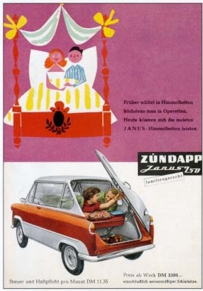 Zündapp Janus 1957 Kleinwagen Zuendapp