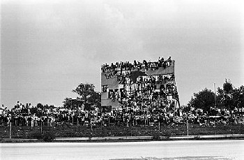 Grand Prix Italy1969. Advertising Hoarding As A Grandstand.