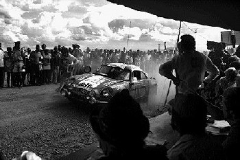 Therier / Vial In Their Alpine Renault A 110 1800, Safari Rally 1974