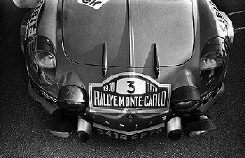 Vinatier/jacob, Alpine A110. Rallye Monte-carlo 1970