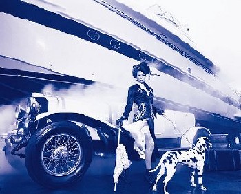 Benz 27/70 Ps, 1910 - Poster Castrol Original 2000