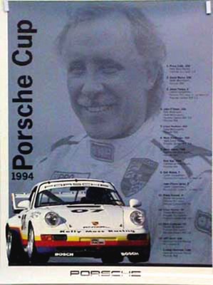 Porsche Original Rennplakat 1994 - Porsche Cup - Neuwertig