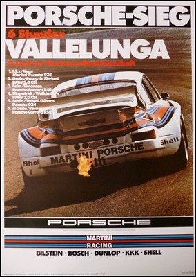 6 Hours Of Vallelunga 1976 - Porsche Reprint