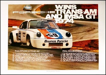 Sieg Bei Trans-am Und Imsa Gt 1974 - Porsche Reprint