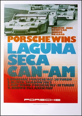 Porsche Wins Laguna Seca 1973 - Porsche Reprint