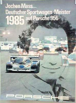 Porsche Original 1986 - Derek Bell Sportwagen-fahrer-weltmeister - Gut Erhalten