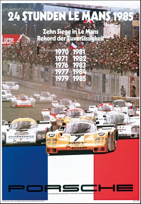 24 Stunden Le Mans 1985 Zehn Siege - Porsche Reprint