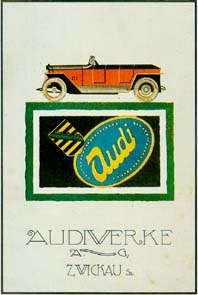 Audi Werbung 1921 Automobile Car