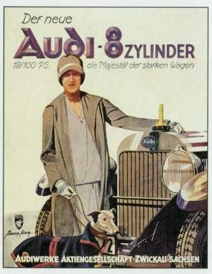 Audi-8 Werbung 1930 Audi Automobile