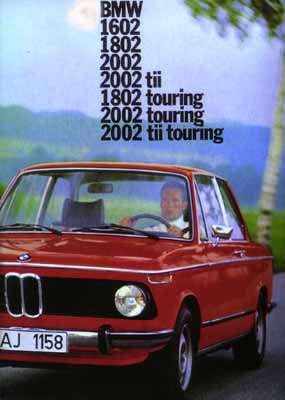 Bmw 1602 Bis 2002 Werbung - Postkarte Reprint