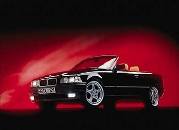 Bmw 328i Cabrio Gemballa Automobile - Postkarte Reprint