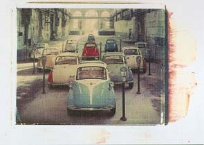 Bmw Isetta 1955-1962 Automobile Car - Postcard Reprint