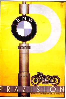 Bmw Motorrad Präzision 1939 Automobile - Postkarte Reprint