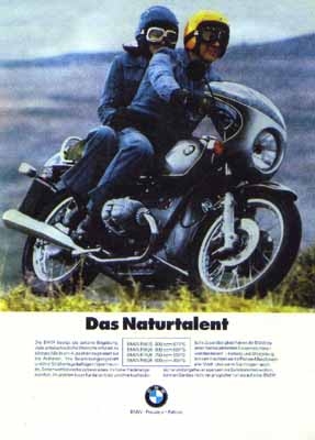 Bmw Motorrad R90 R75 R60 - Postkarte Reprint