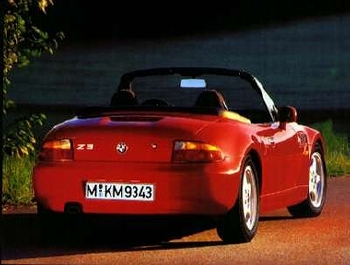 Bmw Z3 Roadster Pressefoto 1996 - Postkarte Reprint