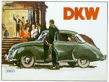 Dkw 3=6 Advertisement 1953-1955 Audi