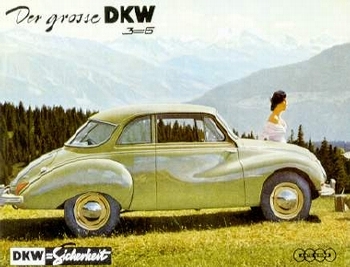 Dkw 3=6 Werbung 1957 Audi