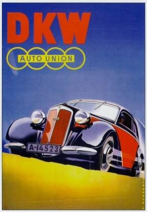 Dkw Front Werbung 1938 Audi