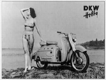 Dkw Hobby Werksarchiv 1955 Motorroller