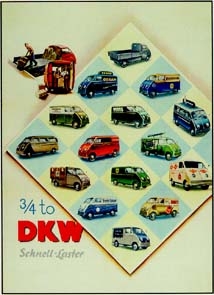 Dkw Schnell-laster Werbung 1955 Audi