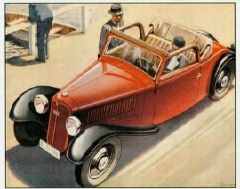 Dkw-front Werbung 1938 Audi Ag