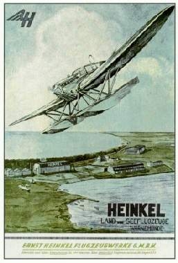 Heinkel Flugzeugwerke Gmbh Aviation - Postcard Reprint