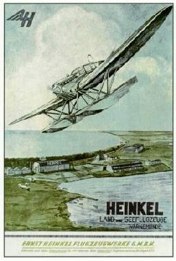 Heinkel Flugzeugwerke Gmbh - Postkarte Reprint