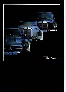 Mercedes 300 Sl /300 Sc - Postkarte Reprint