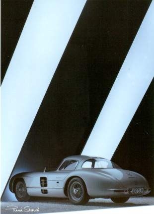 Mercedes Benz 300 Sl Dreamcars - Postcard Reprint