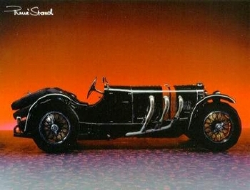 Mercedes Benz Kompressor Ssk - Postcard Reprint