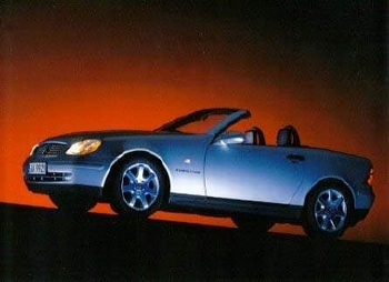 Mercedes Benz Slk 230 - Postcard Reprint