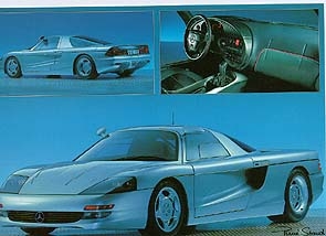 Mercedes C 112 - Postcard Reprint