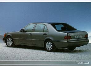 Mercedes W 140 - Postkarte Reprint