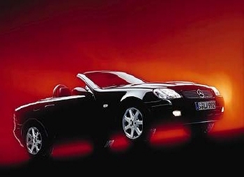 Mercedes-benz Slk - Postkarte Reprint