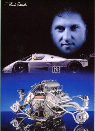 Michael Schumacher Drove Mercedes Benz - Postcard Reprint