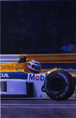 Nelson Piquet Auf Williams Rennen