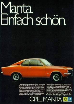 Opel Manta A 1974