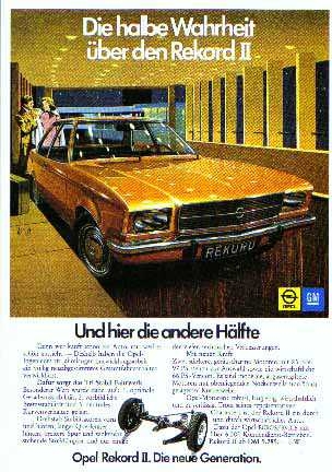 Opel Rekord Ii 1972