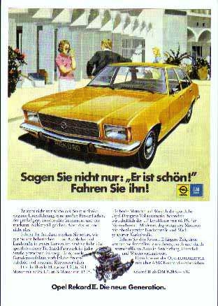 Opel Rekord Ii 1972