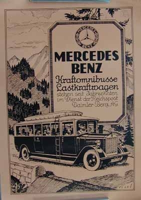 Original Mercedes-benz Reprint Um 1980