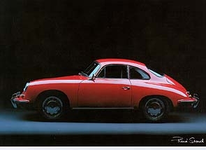 Porsche 356 - Postcard Reprint