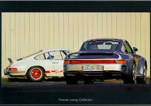 Porsche 911 Carrera Und 959 - Postkarte Reprint