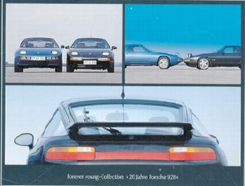 Porsche 928 1978/1996 Forever Young-collection - Postcard Reprint