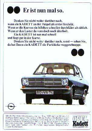 Opel Kadett Ii 1972