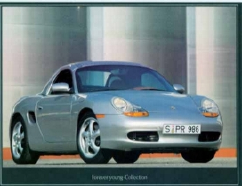 Porsche Boxster Hardtop Forever-young - Postcard Reprint