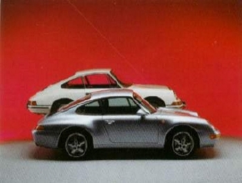 Porsche 993/911 - Postcard Reprint